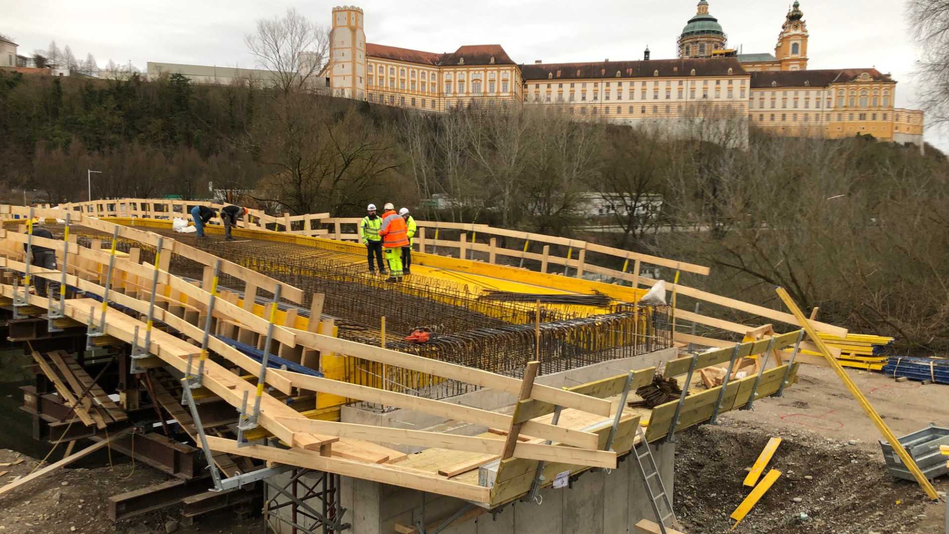Projekte Neubau Brücke über den Melkfluss