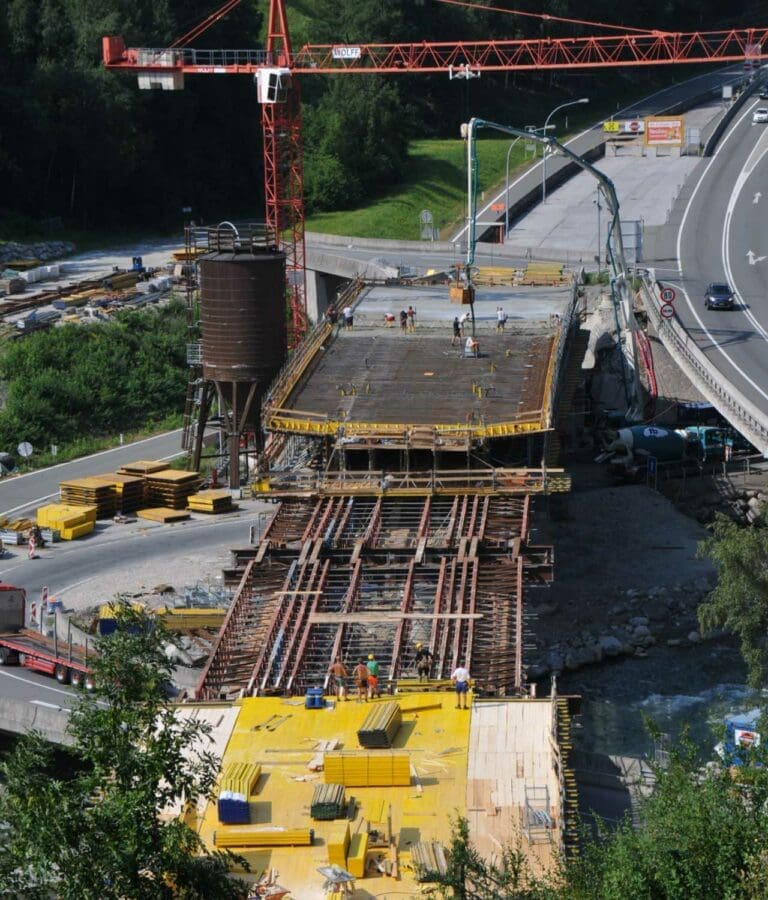 Projekte Neubau S16 Brücke über Sanna