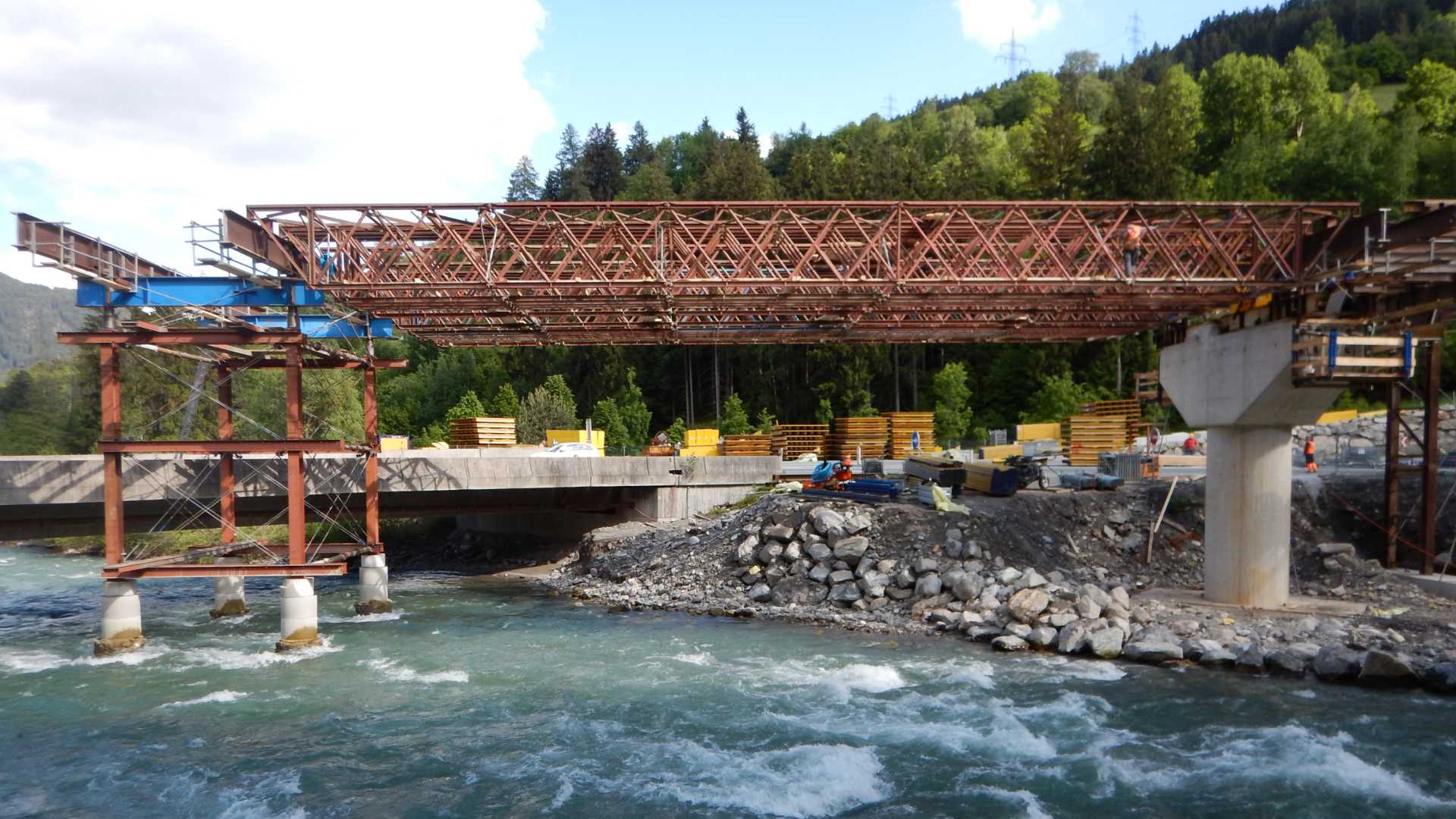 Projekte Neubau S16 Brücke über Sanna